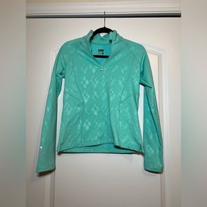 Karbon Women’s Small Thermal Pullover 1/4 Zip Teal